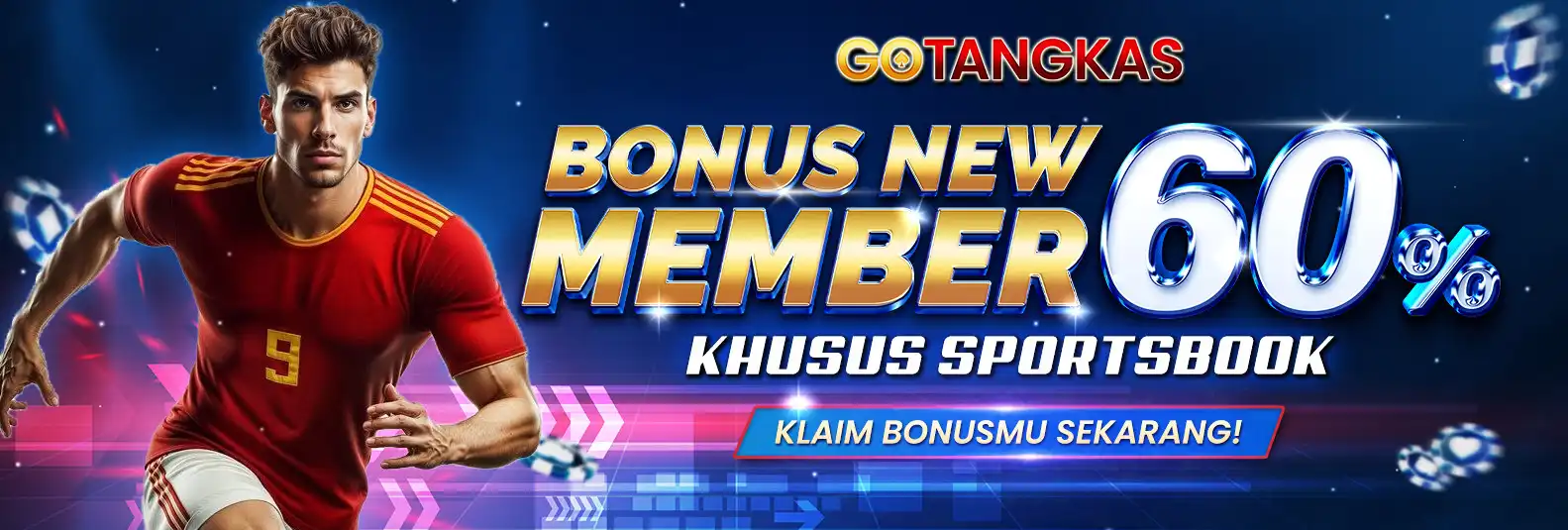 BONUS MEMBER BARU 60% SPORTBOOK