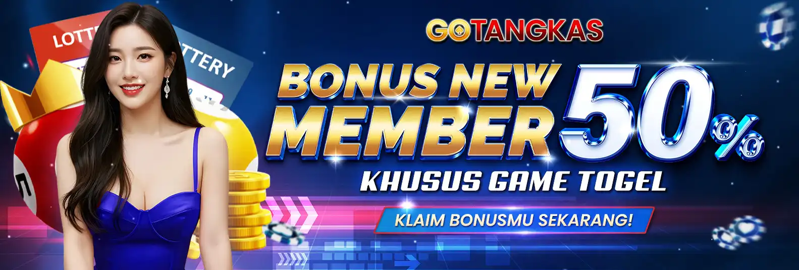 BONUS MEMBER BARU  50% TOGEL