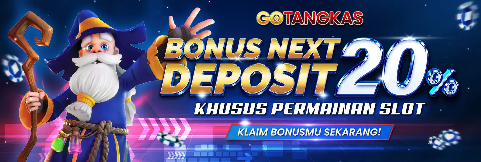 BONUS DEPOSIT 20% SLOT
