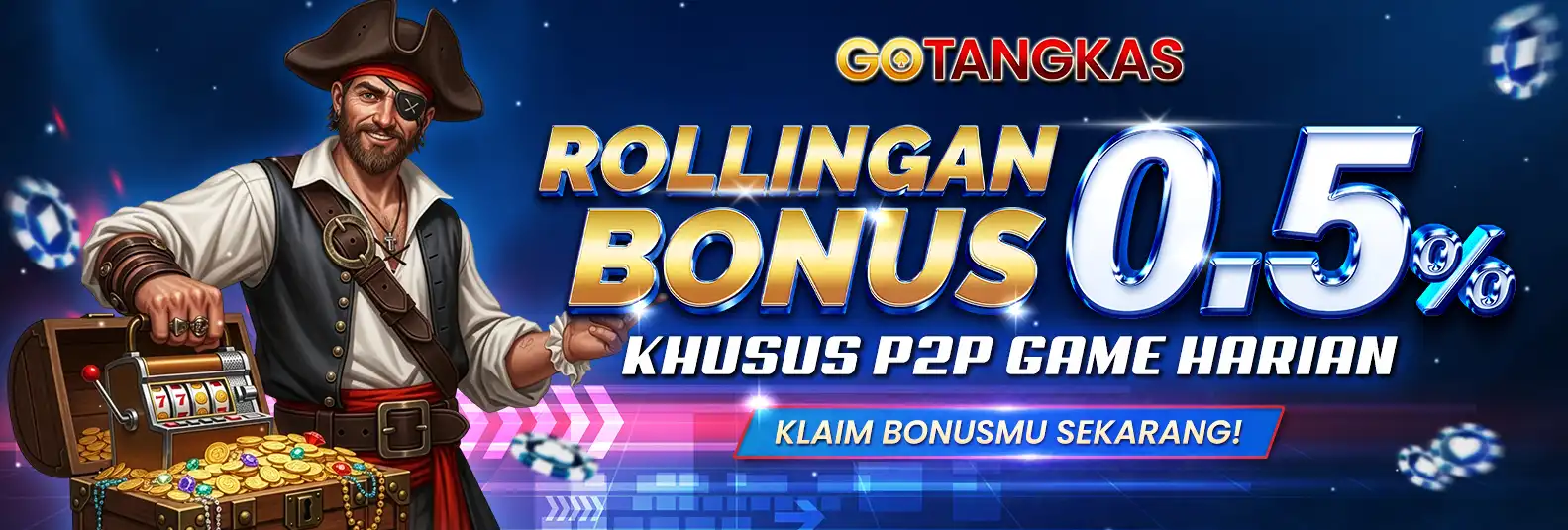 BONUS ROLLINGAN P2PGAME